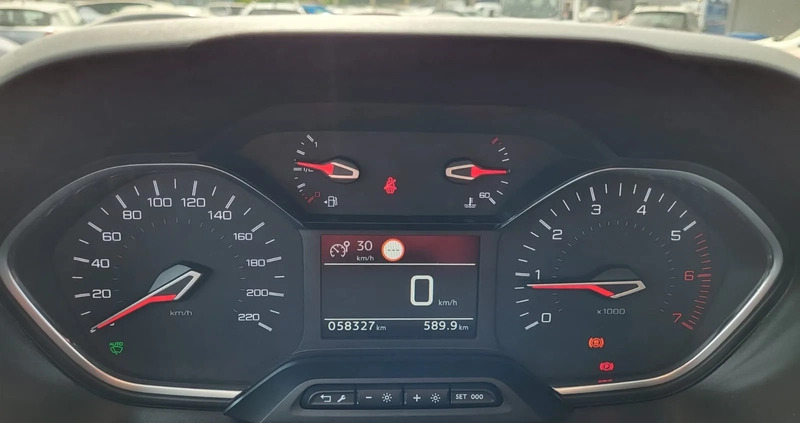 Peugeot Rifter cena 85900 przebieg: 58244, rok produkcji 2018 z Gościno małe 407